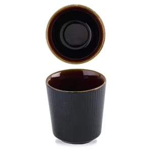 Churchill Nourish Tokyo Black Unhandled Cup 284ml/10oz