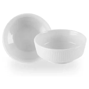 Churchill Nourish White Kochi Shallow Bowl 260ml/9oz
