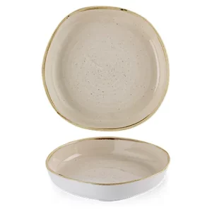 Churchill Nutmeg Cream Organic Walled Bowl 20cm/7.8125"