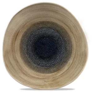 Churchill Stonecast Aqueous Bayou Round Trace Plate 28.6cm/11.25"