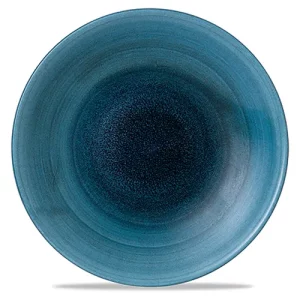 Churchill Stonecast Aqueous Lagoon Deep Coupe Plate 28.1cm/11"