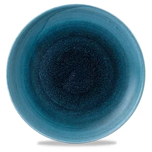Churchill Stonecast Aqueous Lagoon Evolve Coupe Plate 21.7cm/8.5"