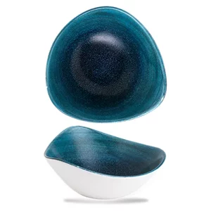 Churchill Stonecast Aqueous Lagoon Lotus Bowl 370ml/13.02oz