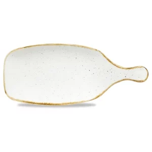 Churchill Stonecast Barley White Handled Paddle 28.4 x 12.3cm/11.125 x 4.875"