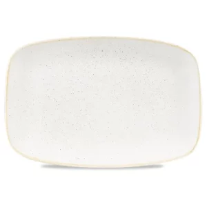 Churchill Stonecast Barley White Oblong Chefs' Plate 19.9 x 30cm/7.81 x 11.75"
