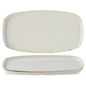 Churchill Stonecast Barley White Oblong Chefs' Plate 30 x 15.4cm/11.75 x 6"
