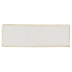 Churchill Stonecast Barley White Oblong Plate 32.3 x 10.5cm/12.72 x 4.13"