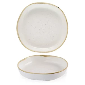 Churchill Stonecast Barley White Organic Walled Bowl 23cm/9"