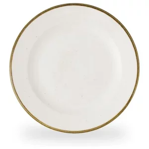 Churchill Stonecast Barley White Profile Plate 26cm/10.25"