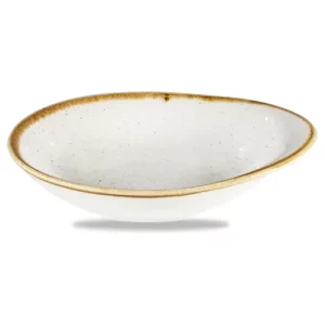 Churchill Stonecast Barley White Round Dish 18.5 x 18.5cm/6.6 x 7.25" 300ml/10.5oz