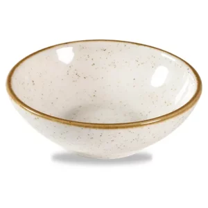 Churchill Stonecast Barley White Shallow Bowl 200ml/7oz