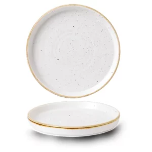 Churchill Stonecast Barley White Walled Plate 15.7cm/6.13"