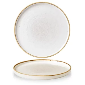 Churchill Stonecast Barley White Walled Plate 21cm/8.25"