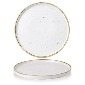 Churchill Stonecast Barley White Walled Plate 27.5cm/10.75"
