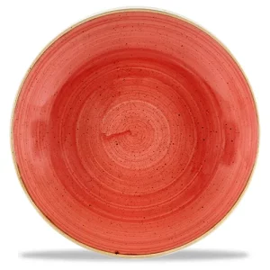 Churchill Stonecast Berry Red Coupe Evolve Bowl 1136ml/40oz