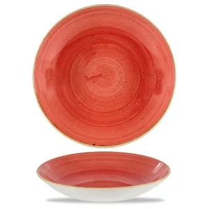 Churchill Stonecast Berry Red Coupe Large Bowl 2400ml/84.5oz