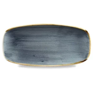 Churchill Stonecast Blueberry Oblong Chefs' Plate 12.7 x 26.9cm/5 x 10.56"