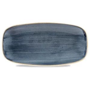 Churchill Stonecast Blueberry Oblong Chefs' Plate 18.9 x 35.5cm/7.44 x 13.94"