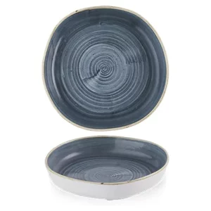 Churchill Stonecast Blueberry Organic Walled Bowl 23cm/9"