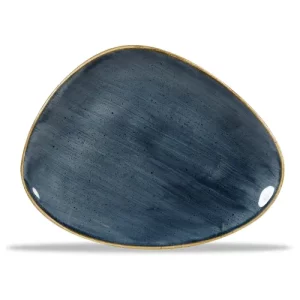 Churchill Stonecast Blueberry Triangle Chefs' Plate 26.5 x 20.5cm/10.375 x 8"