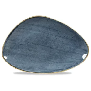 Churchill Stonecast Blueberry Triangle Chefs' Plate 30.4 x 20.5cm/12 x 8"