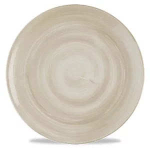 Churchill Stonecast Canvas Natural Evolve Coupe Plate 16.5cm/6.4375"