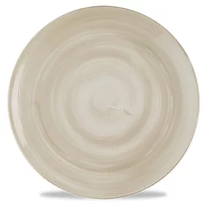 Churchill Stonecast Canvas Natural Evolve Coupe Plate 21.7cm/8.5"