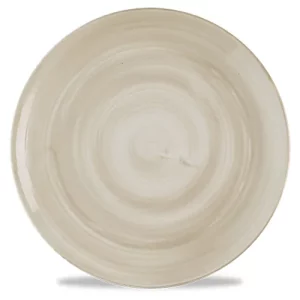 Churchill Stonecast Canvas Natural Evolve Coupe Plate 26cm/10.19"