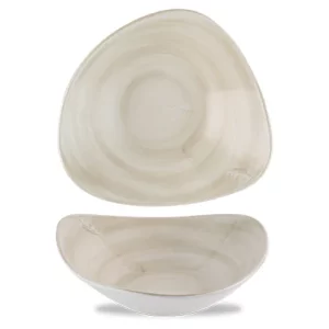 Churchill Stonecast Canvas Natural Lotus Bowl 600ml/21.1oz