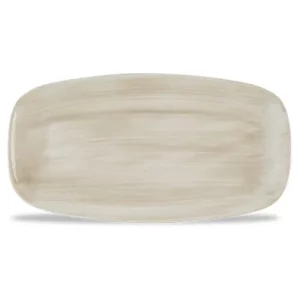 Churchill Stonecast Canvas Natural Oblong Chefs' Plate 29.8 x 15.3cm/11.69 x 6"