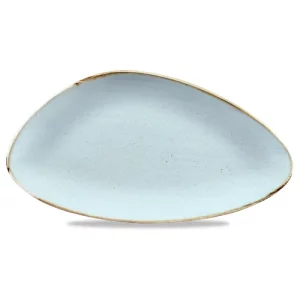 Churchill Stonecast Duck Egg Triangle Chefs' Plate 7.38 x 13.94"