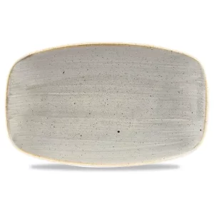 Churchill Stonecast Grey Oblong Chefs' Plate 12.1 x 20cm/4.75 x 7.81"