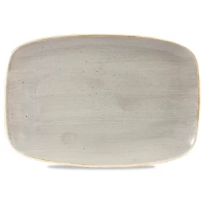 Churchill Stonecast Grey Oblong Chefs' Plate 19.9 x 30cm/7.81 x 11.75"