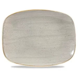 Churchill Stonecast Grey Oblong Chefs' Plate 20.2 x 26.1cm/7.94 x 10.25"