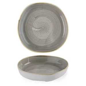 Churchill Stonecast Grey Organic Walled Bowl 20cm/7.875"