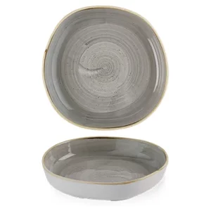 Churchill Stonecast Grey Organic Walled Bowl 23cm/9"