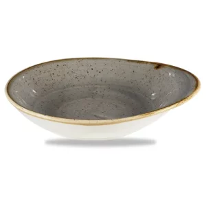 Churchill Stonecast Grey Round Dish 170ml/6oz