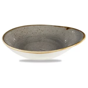 Churchill Stonecast Grey Round Dish 300ml/10.5oz