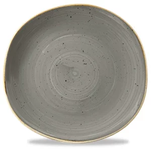 Churchill Stonecast Grey Round Trace Plate 26.4cm/10.38"