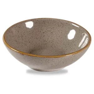 Churchill Stonecast Grey Shallow Bowl 260ml/9oz 13cm