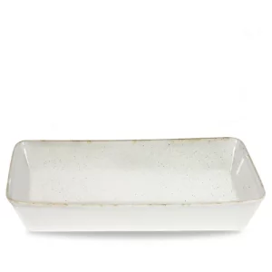 Churchill Stonecast Hints Barley White Rectangle Baking Dish 3.5L/123.18oz