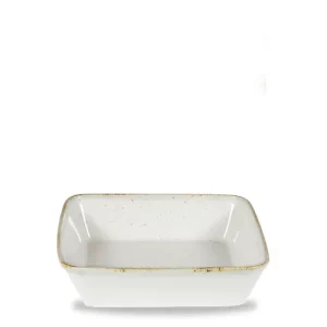 Churchill Stonecast Hints Barley White Square Baking Dish 2L/70.39oz