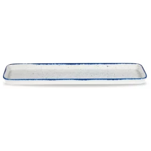 Churchill Stonecast Hints Indigo 2/4 Flat Counterserve 1.4L/49.27oz