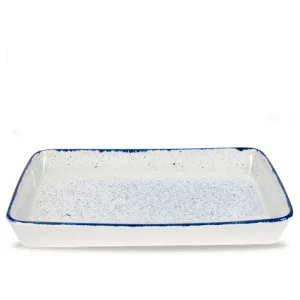 Churchill Stonecast Hints Indigo Rectangle Baking Dish 6L/211.17oz