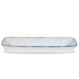 Churchill Stonecast Hints Indigo Small Rectangle Baking Dish 3L/105.59oz