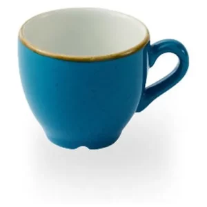 Churchill Stonecast Java Blue Cafe Espresso Cup 99.4ml/3.5oz
