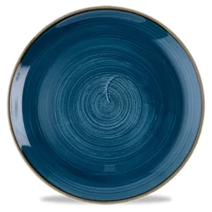 Churchill Stonecast Java Blue Evolve Coupe Plate 21.7cm/8.5"