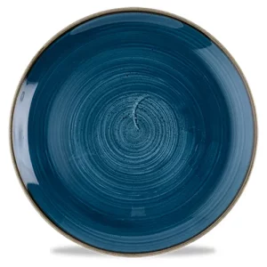 Churchill Stonecast Java Blue Evolve Coupe Plate 26cm/10.19"