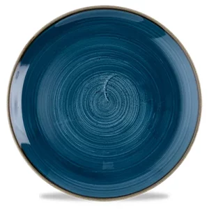 Churchill Stonecast Java Blue Evolve Coupe Plate 28.8cm/11.34"