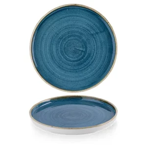 Churchill Stonecast Java Blue Walled Plate 21cm/8.25"